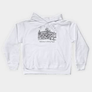 Prague Castle Kids Hoodie